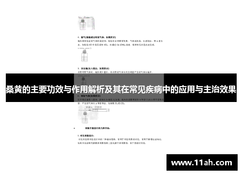 桑黄的主要功效与作用解析及其在常见疾病中的应用与主治效果